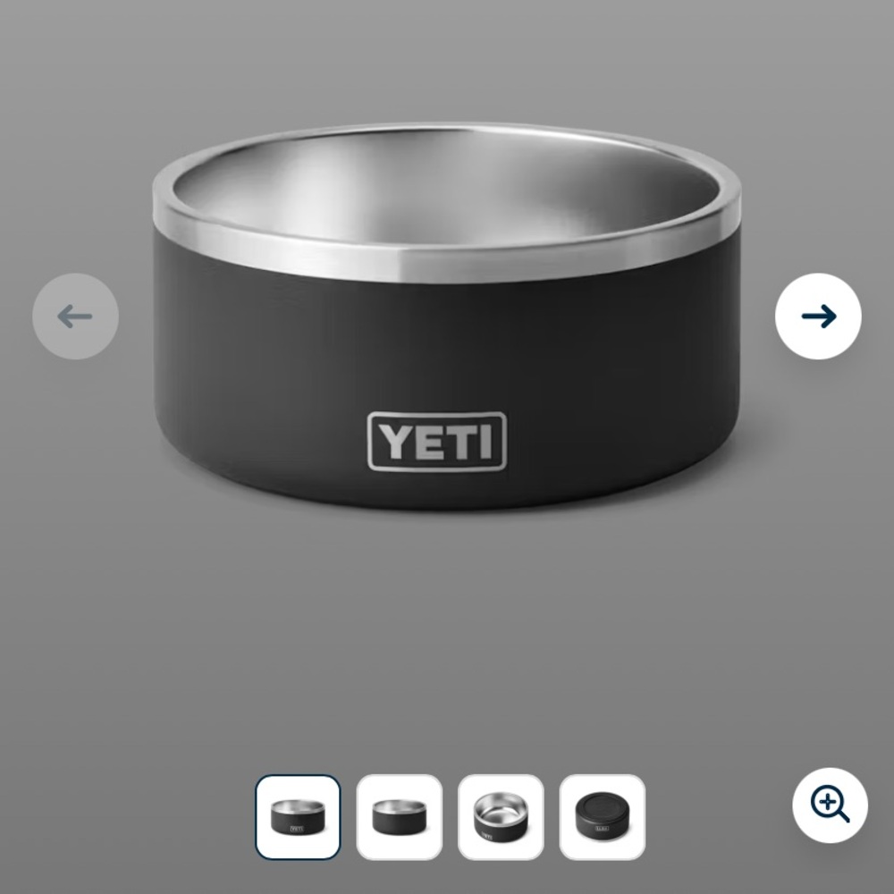 Yeti Boomer 8 Cup Dog Bowl New With Tags!
